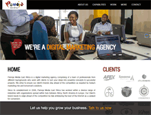 Tablet Screenshot of pamojamedia.com